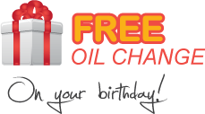 Oil Change Specials on your Birthday