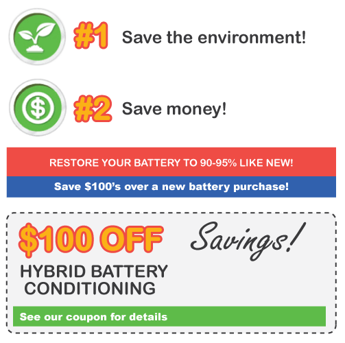 Avoid a new battery and save up to 70%!